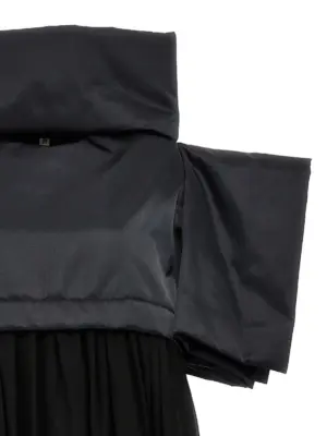 Two-material dress Woman COMME DES GARÇONS Black