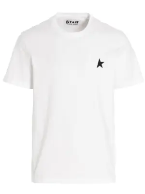 T-shirt 'Small Star' GOLDEN GOOSE White/Black
