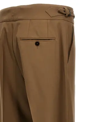 Tailored trousers 96% virgin wool 4% elastane DOLCE & GABBANA Brown