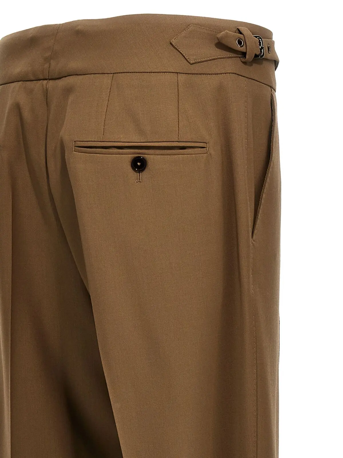 Штани на замовлення Dolce & Gabbana Бежеві 4 Tailored trousers 96% virgin wool 4% elastane DOLCE & GABBANA Brown