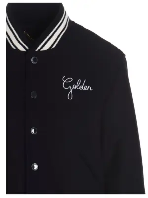 'Dirce' bomber jacket Woman GOLDEN GOOSE Blue