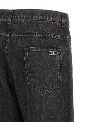 'DG' jeans 100% cotton DOLCE & GABBANA Black