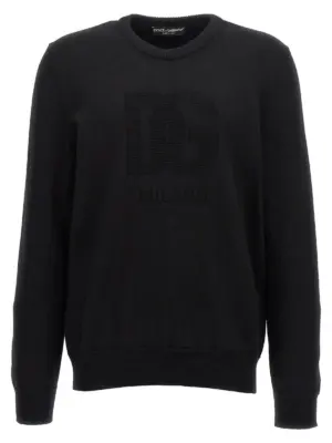 'DG' intarsia sweater DOLCE & GABBANA Black