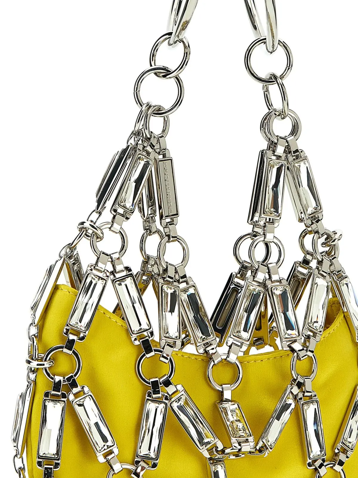 Сумка Cage handbag Dsquared2 Жовтий 3 'Cage' handbag Woman DSQUARED2 Yellow