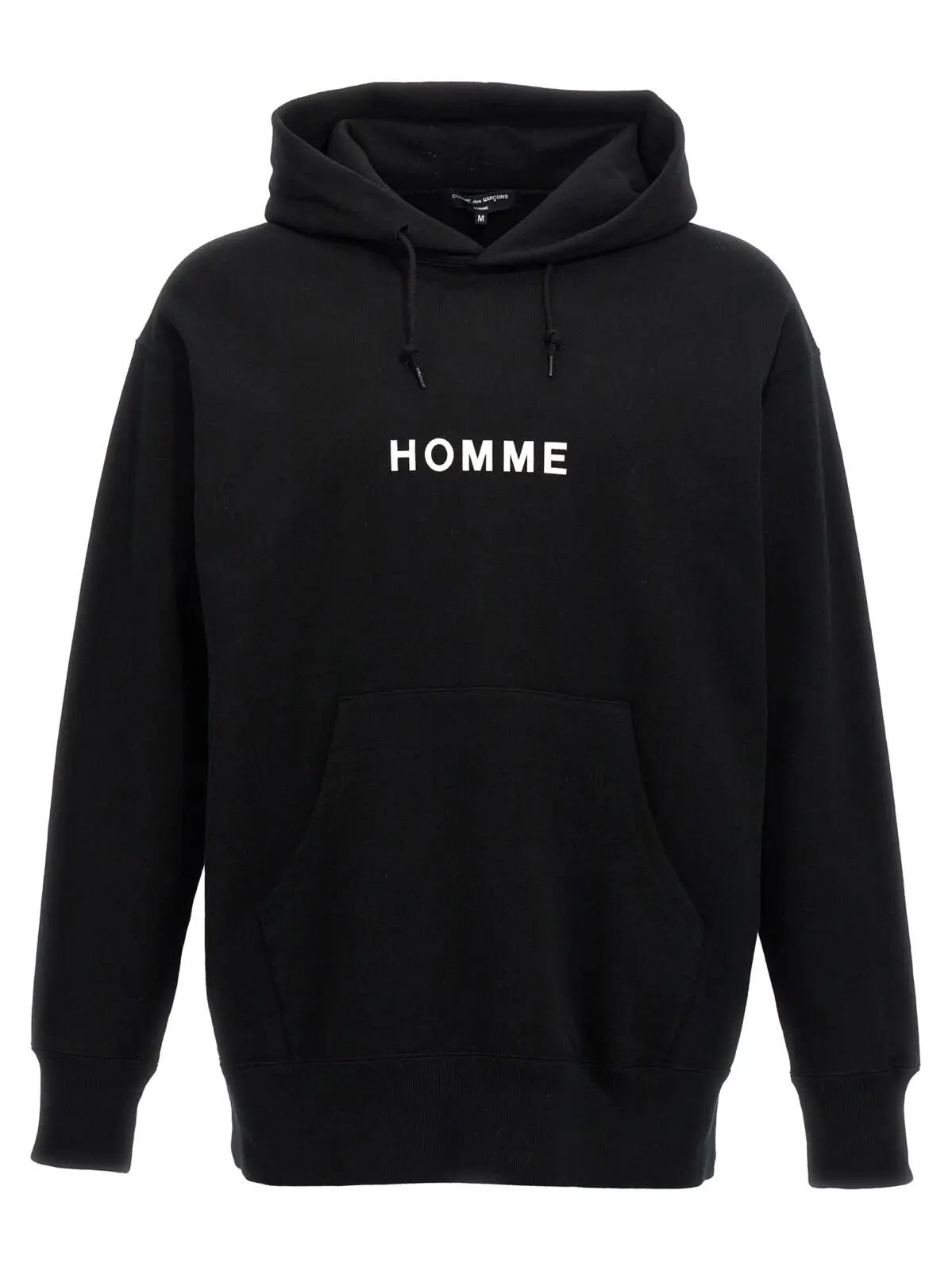 Худі Comme Des Garҫons Homme Чорне 1 Logo print hoodie COMME DES GARҪONS HOMME Black