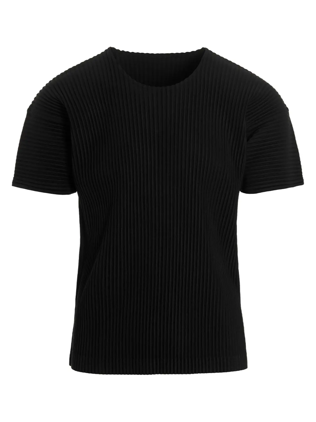 Футболка Pleated Homme Plisse' Issey Miyake Чорний 1 Pleated T-shirt HOMME PLISSE' ISSEY MIYAKE Black