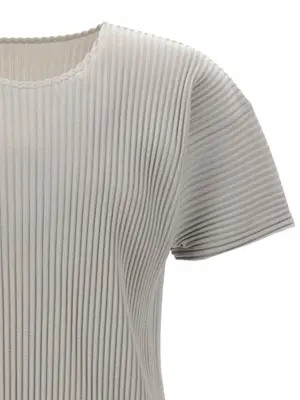 Pleated T-shirt Man HOMME PLISSE' ISSEY MIYAKE Gray