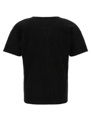 Pleated T-shirt HP47JK42015 HOMME PLISSE' ISSEY MIYAKE Black