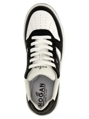 'H630' sneakers 100% calfskin leather (Bos Taurus) HOGAN White/Black