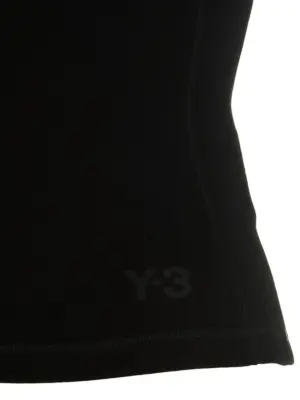 Logo T-shrit 100% cotton Y-3 Black