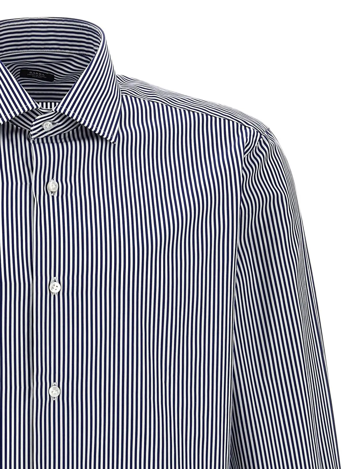 Сорочка Barba в смужку Синя 3 Striped shirt Man BARBA Blue