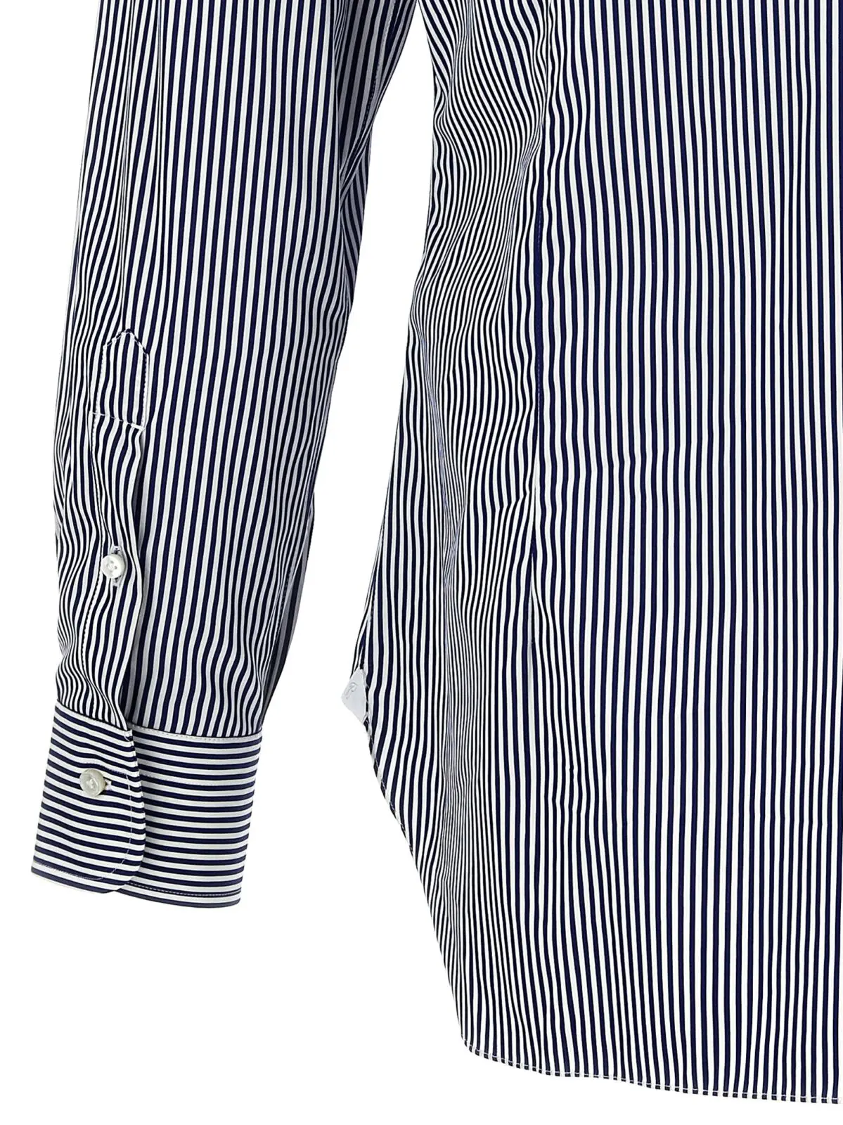 Сорочка Barba в смужку Синя 4 Striped shirt 100% cotton BARBA Blue