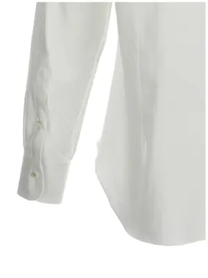 Cotton shirt 100% cotton BARBA White