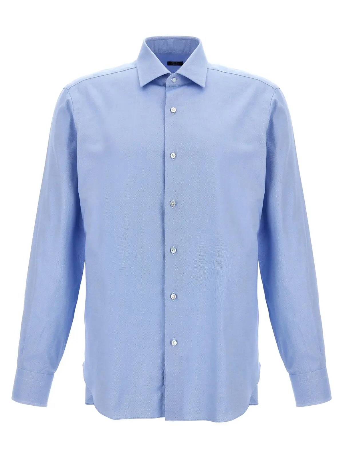Сорочка Barba бавовняна Блакитна 1 Cotton shirt BARBA Light Blue