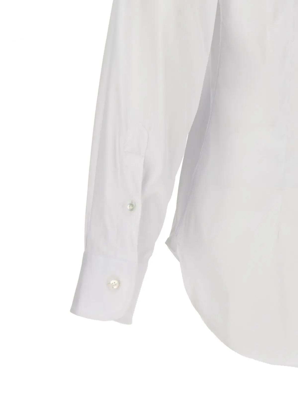 Сорочка з поплін Barba Біла 4 Poplin shirt 78% cotton 18% polyamide 4% elastane BARBA White