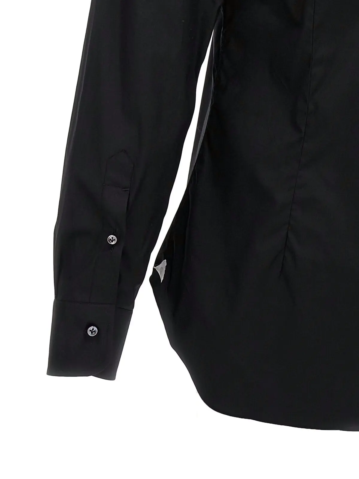 Сорочка Barba Poplin Чорна 4 Poplin shirt 78% cotton 18% polyamide 4% elastane BARBA Black