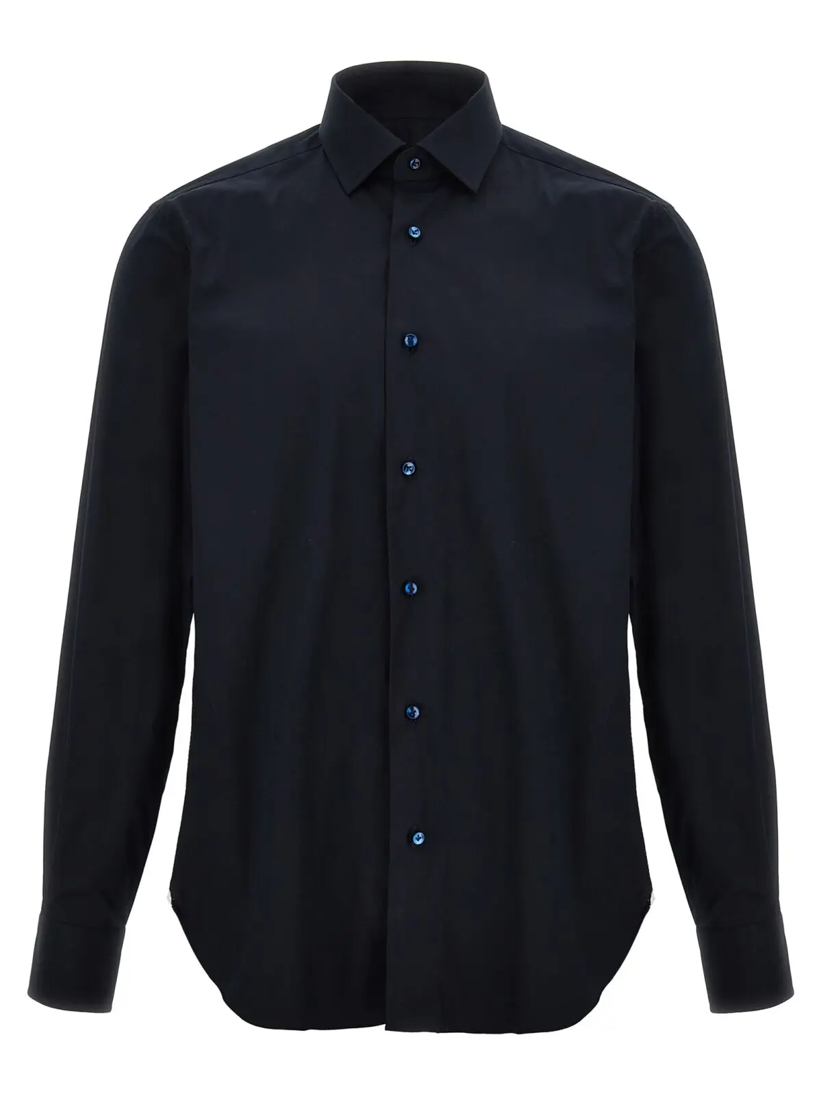 Сорочка Barba поплінова Синя 1 Poplin shirt BARBA Blue