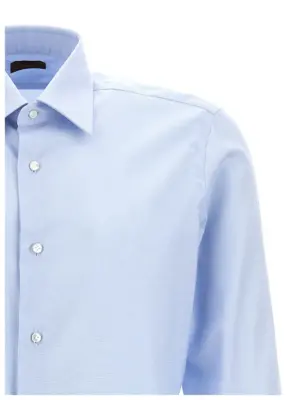 'Journey' shirt Man BARBA Light Blue