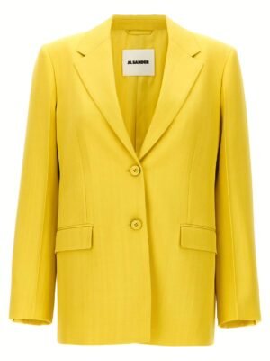 Single-breasted blazer JIL SANDER Yellow