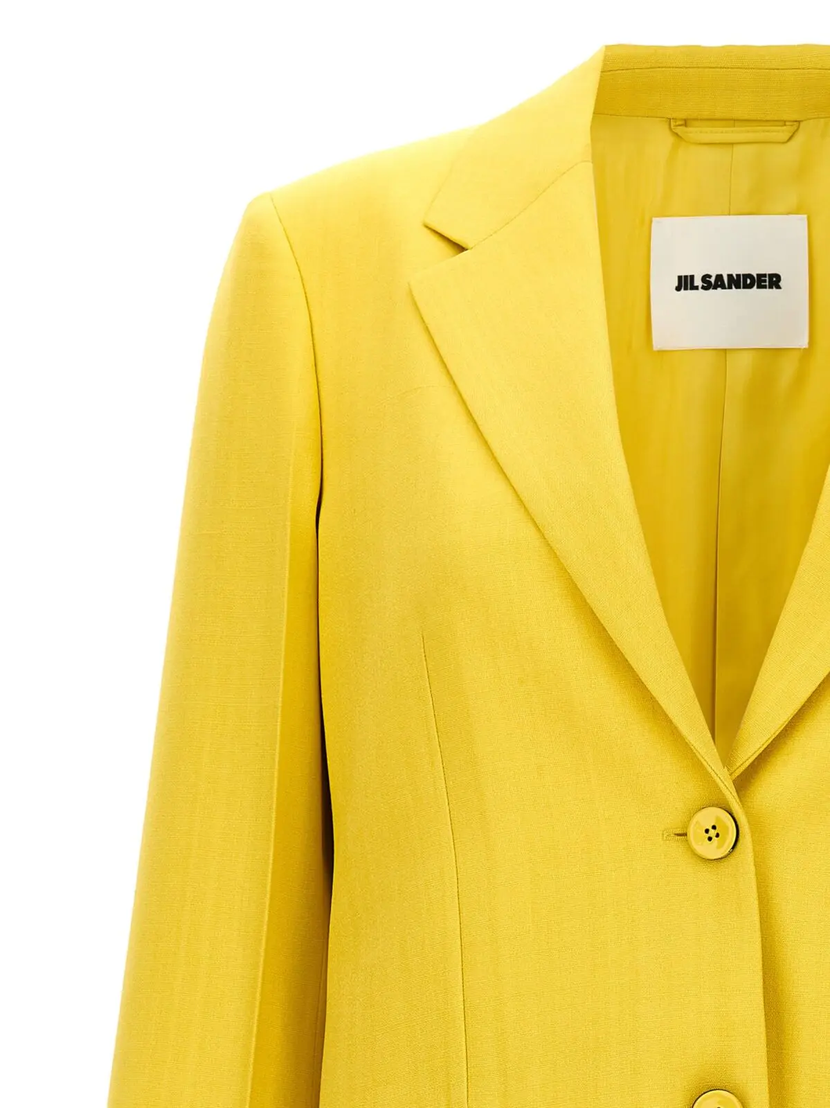 Однобортний блейзер Jil Sander 3 Single-breasted blazer Woman JIL SANDER Yellow