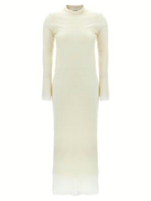 Dress with petticoat JIL SANDER White