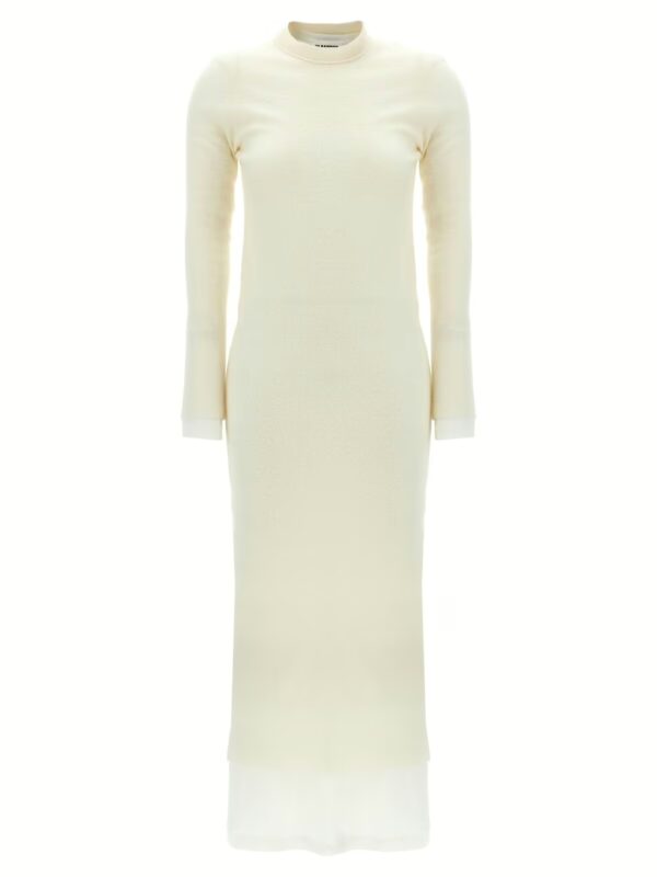 Dress with petticoat JIL SANDER White