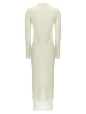 Dress with petticoat J02FV0103JTN367106 JIL SANDER White