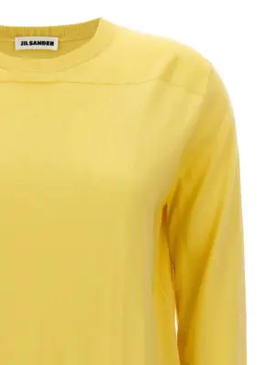 Round-neck sweater Woman JIL SANDER Yellow