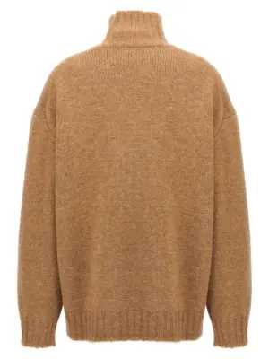 High neck sweater J02GP0195J14718216 JIL SANDER Beige