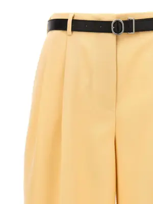 Wool pants pences Woman JIL SANDER Yellow