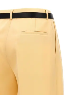 Wool pants pences 100% wool JIL SANDER Yellow