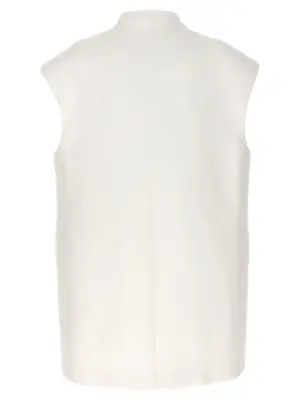 Oversize tailored vest J03BN0140J45078104 JIL SANDER White