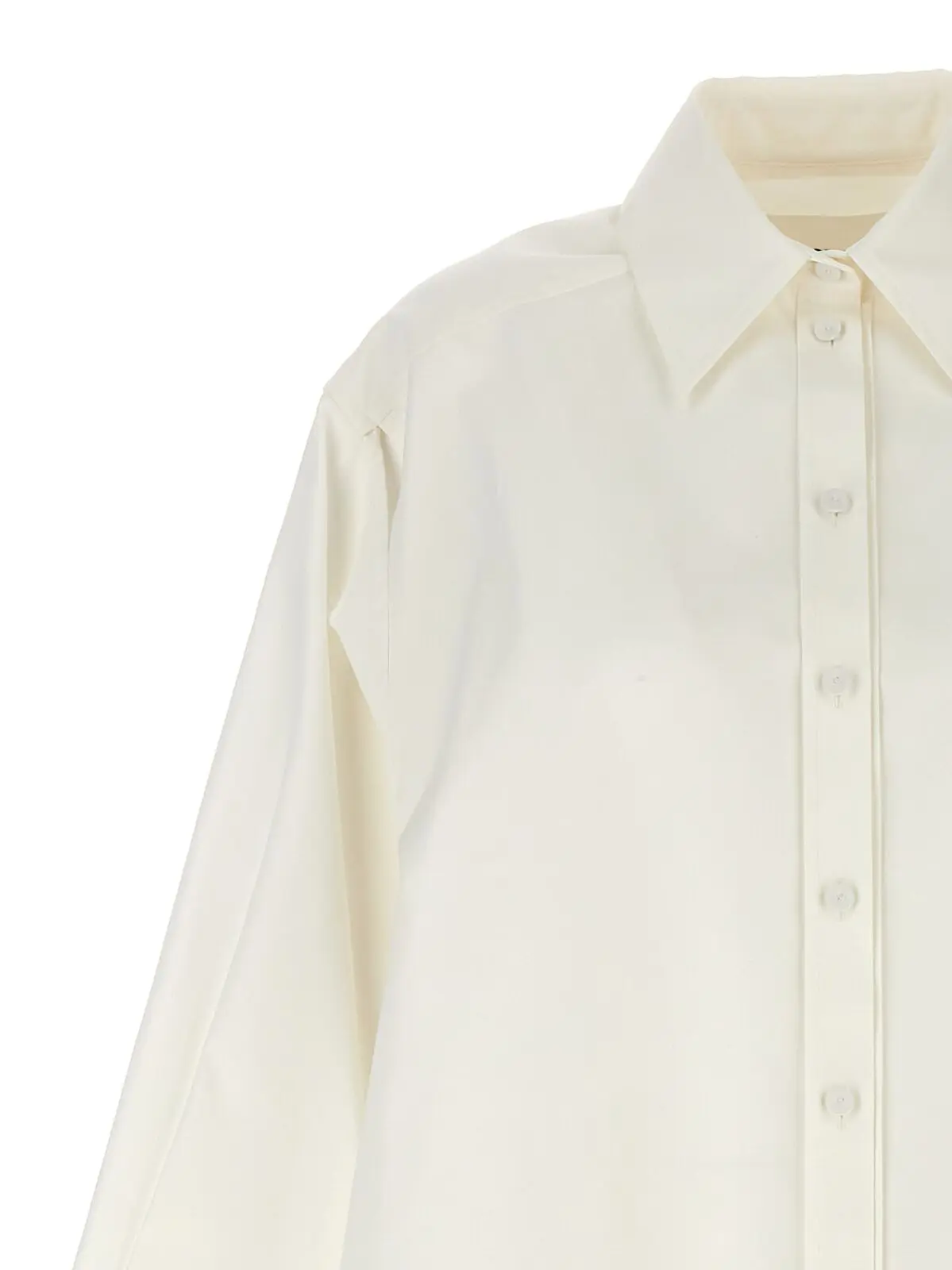 Сорочка з вирізами на рукавах Jil Sander Біла 3 Cut-out armhole shirt Woman JIL SANDER White