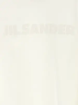 Logo print T-shirt 100% cotton JIL SANDER White
