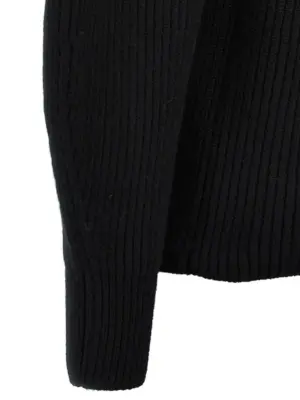 Ribbed sweater 100% wool JIL SANDER Black