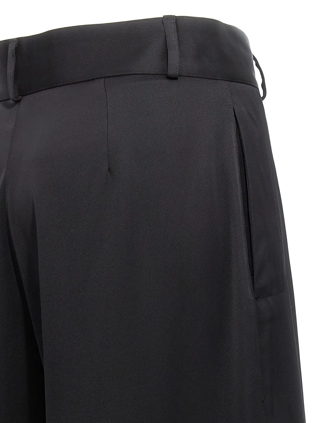 Штани Wide leg Jil Sander Чорний 4 Wide leg pants 83% viscose