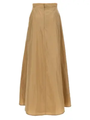 Long flared skirt J03MA0167J70005236 JIL SANDER Beige