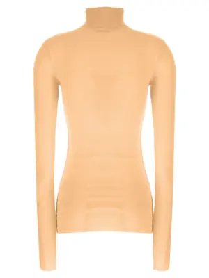 Silk turtleneck top J03NH0021J20152257 JIL SANDER Pink