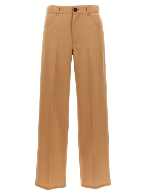 Loose leg pants JIL SANDER Beige
