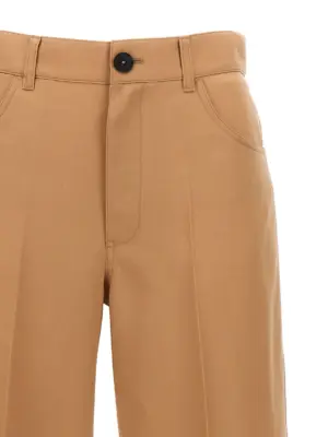 Loose leg pants Woman JIL SANDER Beige
