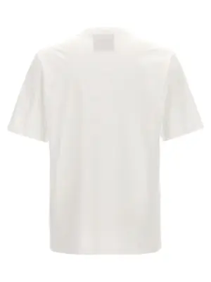 Logo embroidery t-shirt J070370411001 MOSCHINO White/Black