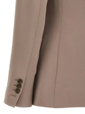 'Staple' blazer 70% triacetate 30% polyester THEORY Beige