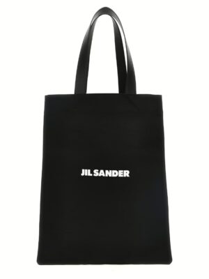 'Flat Shopper' Medium Shopping JIL SANDER Black