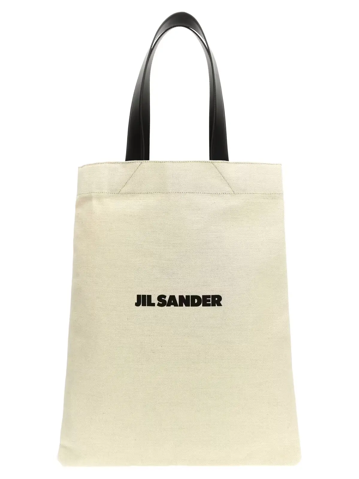 Сумка Jil Sander Flat Shopper Medium Shopping Чорно-біла 1 'Flat Shopper' Medium Shopping JIL SANDER White/Black
