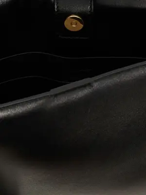 Leather shoulder strap 100% calfskin leather (Bos Taurus) JIL SANDER Black