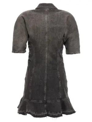 'Tint Edge' dress J1539006 GANNI Black