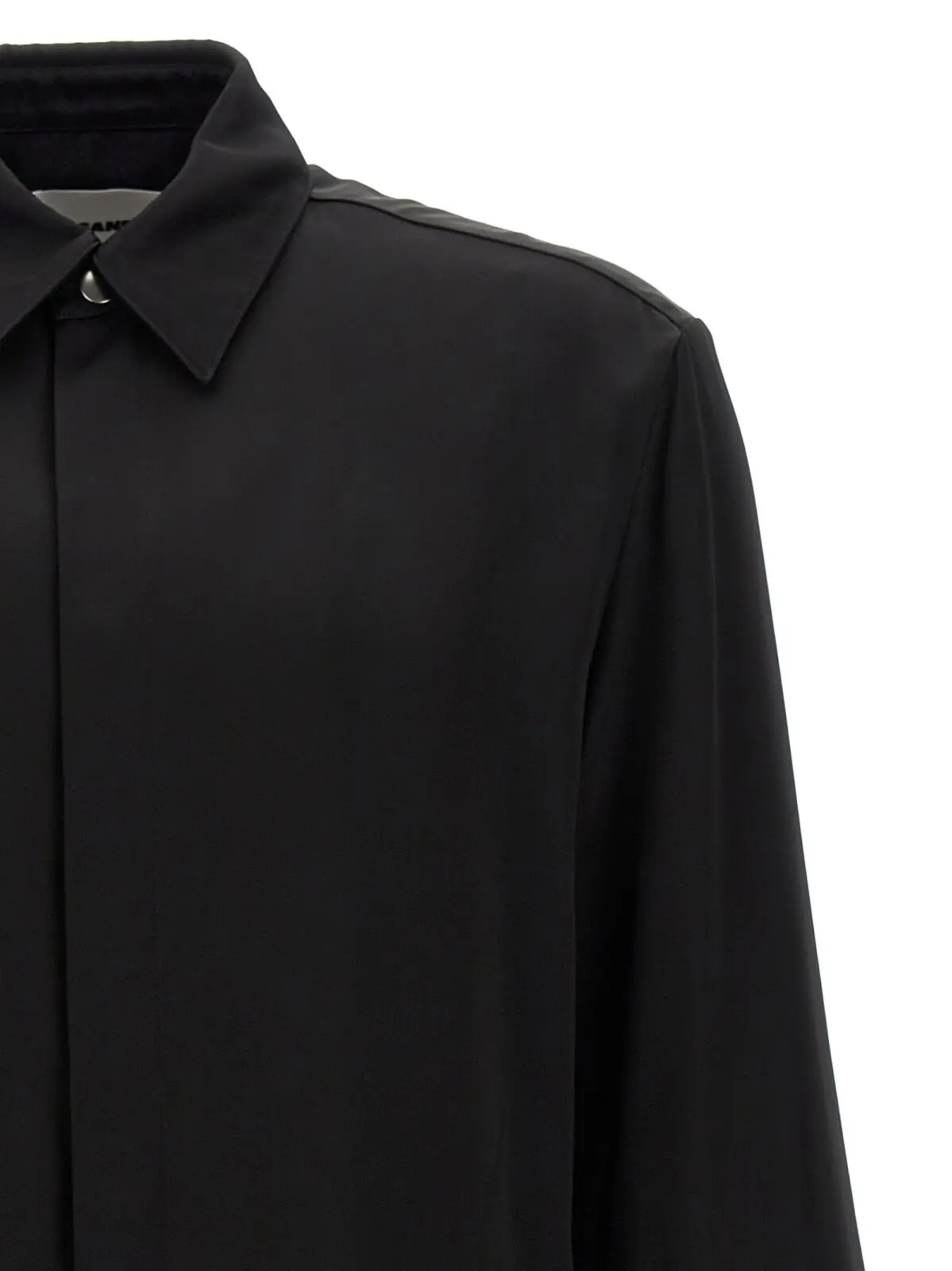 Сорочка 121 Jil Sander Чорна 3 '121' shirt Man JIL SANDER Black