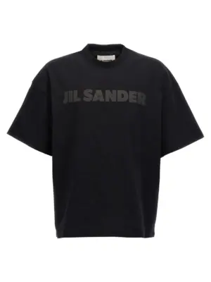 Logo print T-shirt JIL SANDER Black