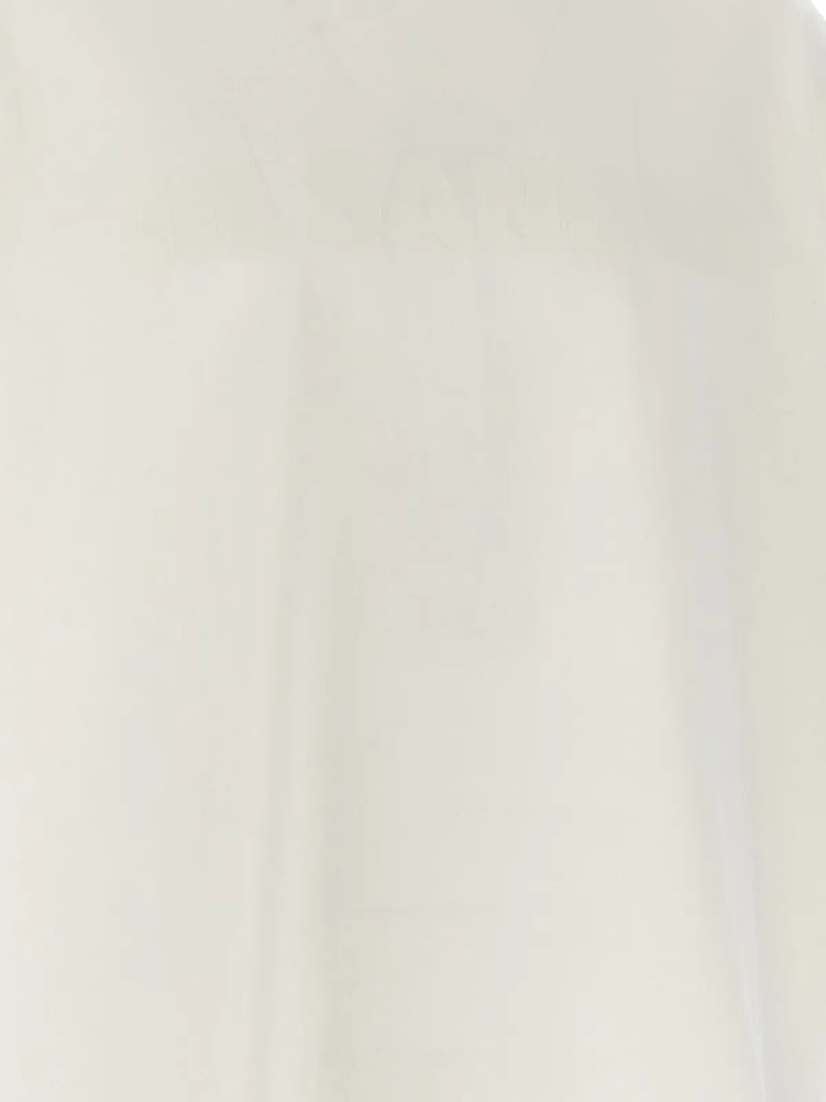 Футболка Jil Sander Logo print Біла 4 Logo print T-shirt 100% cotton JIL SANDER White