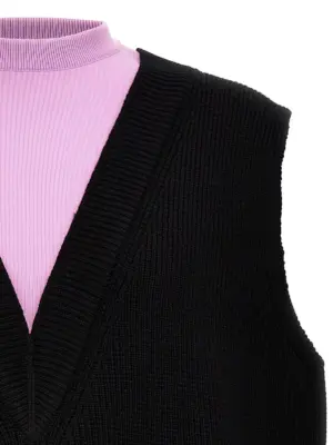 Knit vest Man JIL SANDER Multicolor